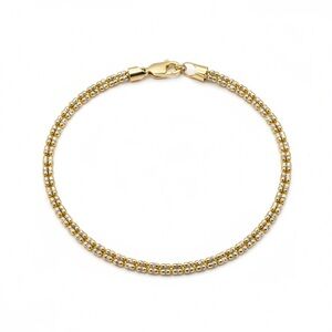 REAL GOLD - 18K Gold Moon Ice Bracelet | Bellamare Jewelry